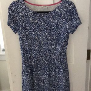 Boden capsleeve floral dress with pockets